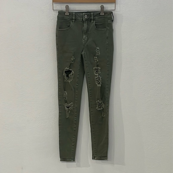 American Eagle Super Stretch X Hi-Rise Jegging Size 0 Short - Picture 1 of 6